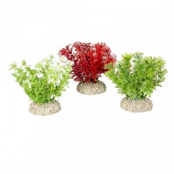 Ebi Aqua Della Hottonia zelená, modrá, biela 10 cm 1 ks