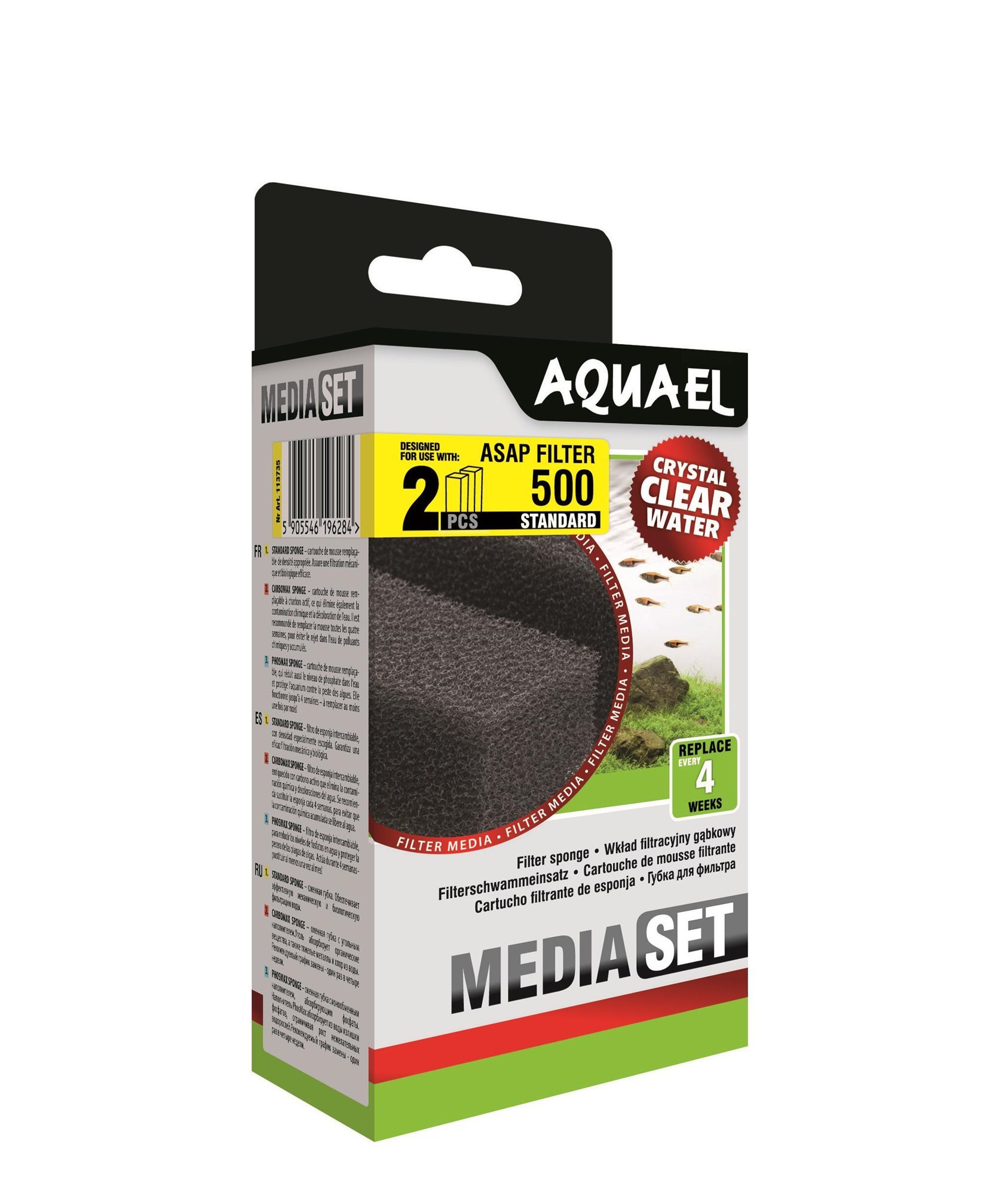 Aquael Sponge ASAP 500 Štandard 2 ks