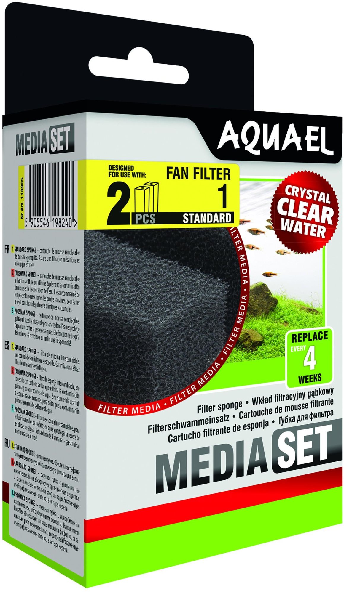 Aquael Sponge Fan-1 plus 2 ks