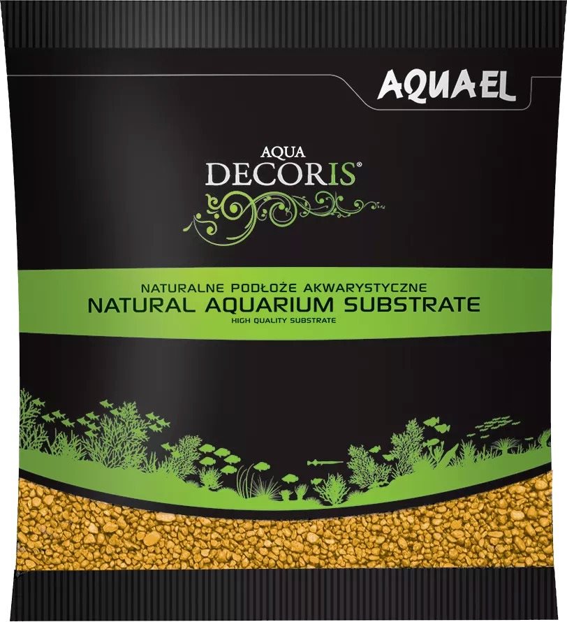 Aquael Aqua Decoris 2 – 3 mm 1 kg žltý