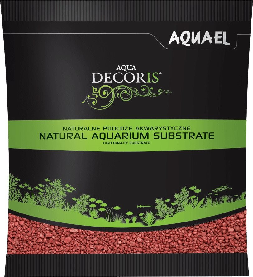 Aquael Aqua Decoris 2 – 3 mm 1 kg červený
