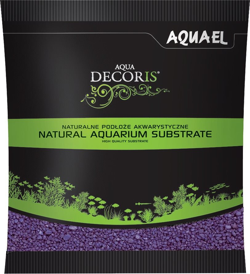 Aquael Aqua Decoris 2 – 3 mm 1 kg fialový