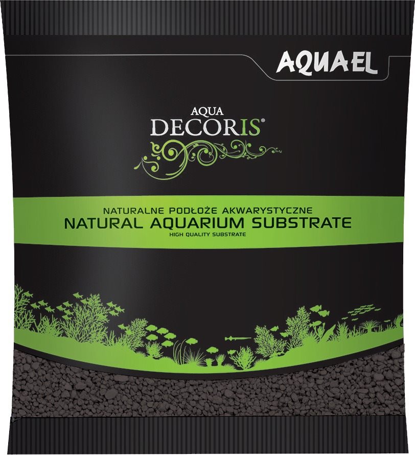 Aquael Aqua Decoris 2 – 3 mm 1 kg čierny
