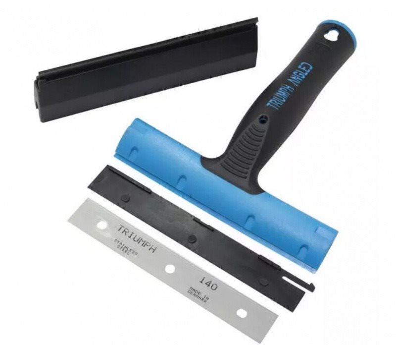 Macenauer Triumph Aqua MK2 Angled - Škrabka na sklo zahnutá, 14 cm