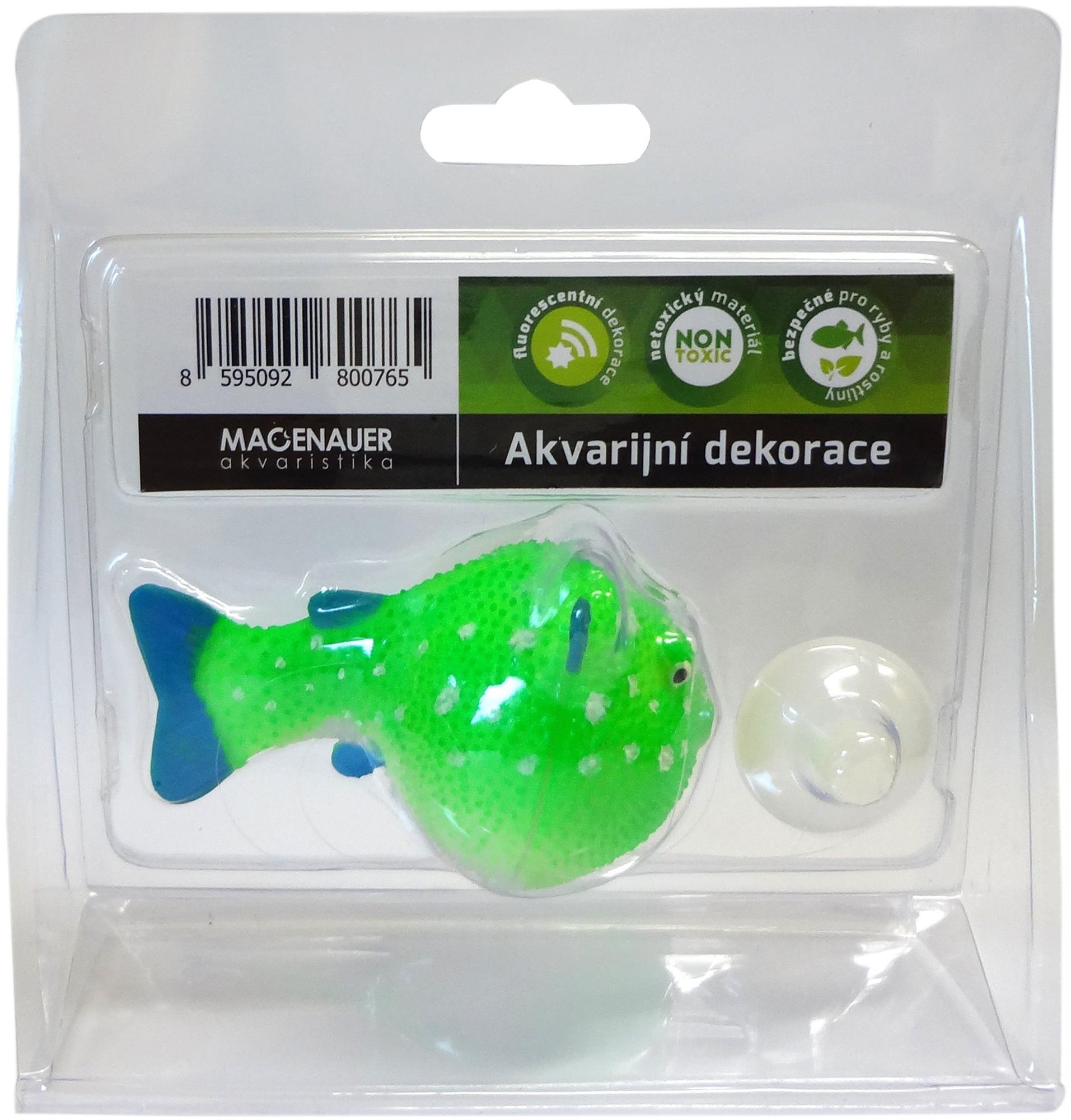 Macenauer Dekorácia Puffer zelená/modrá