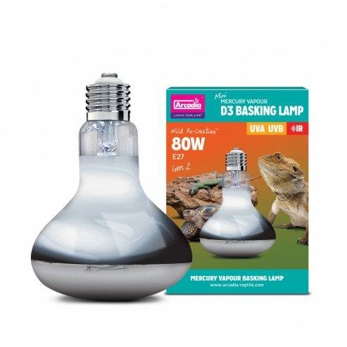 Arcadia D3 Basking Lamp 80 W