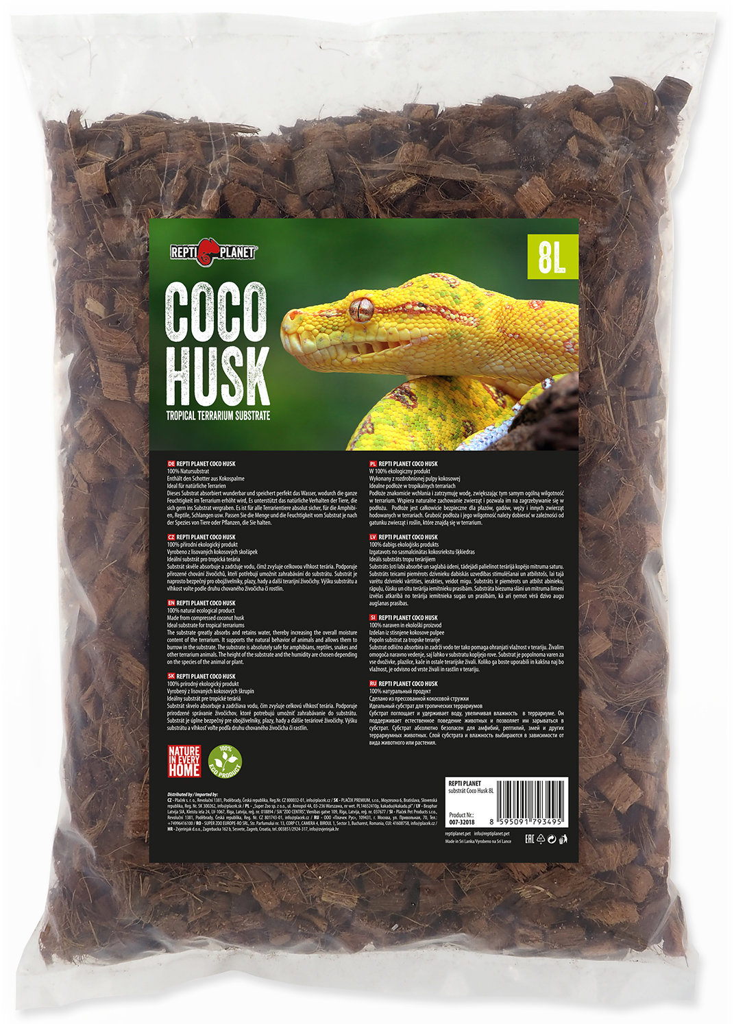 Repti Planet Coco Husk 8 l
