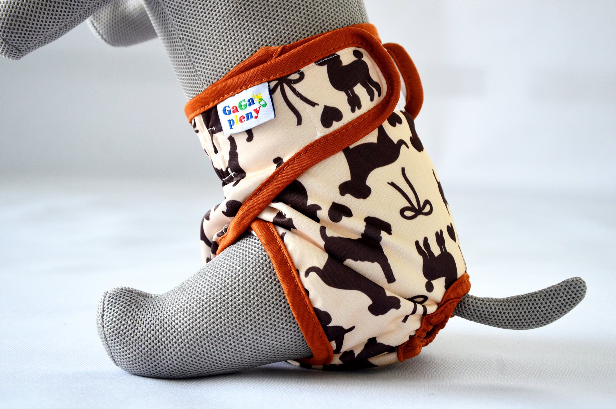 GaGa's Nohavičky pre psov Hnedé pes XL