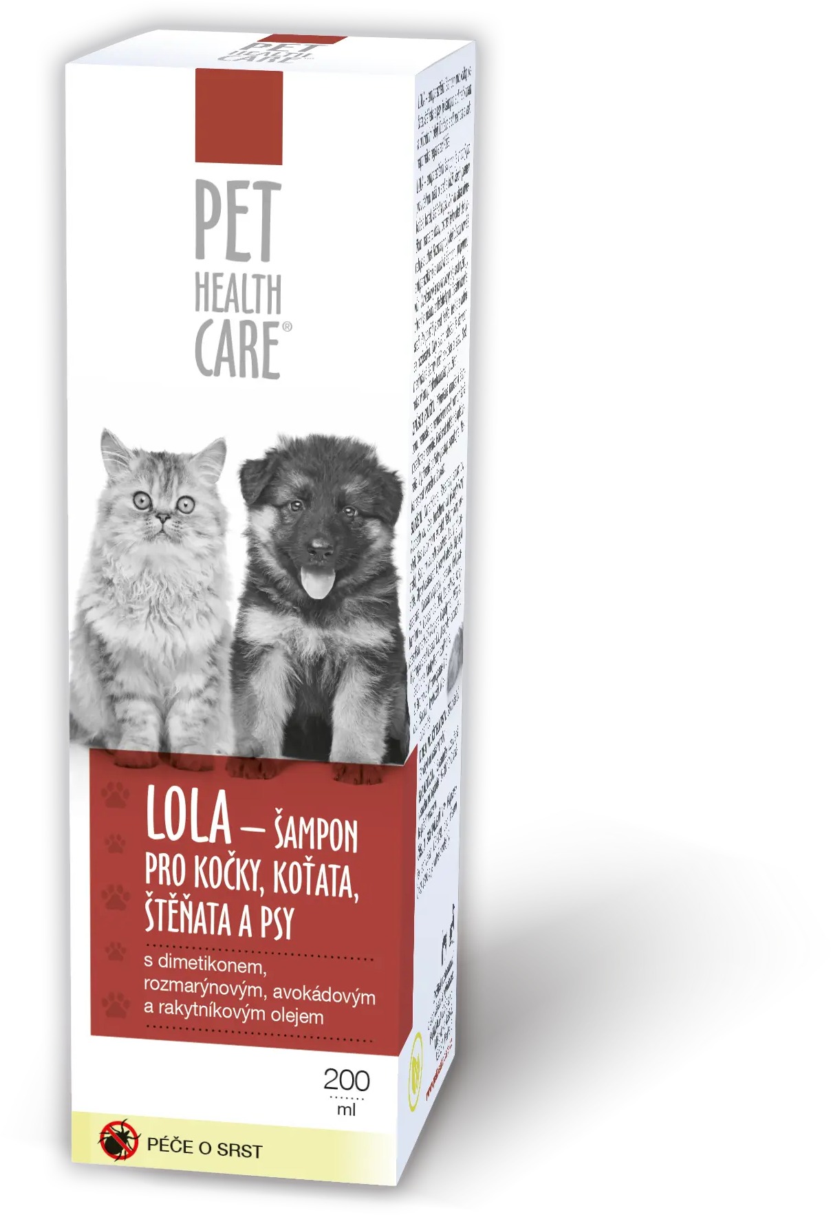 Pet Health Care Lola antiparazitný šampón pre mačky a psov 200 ml
