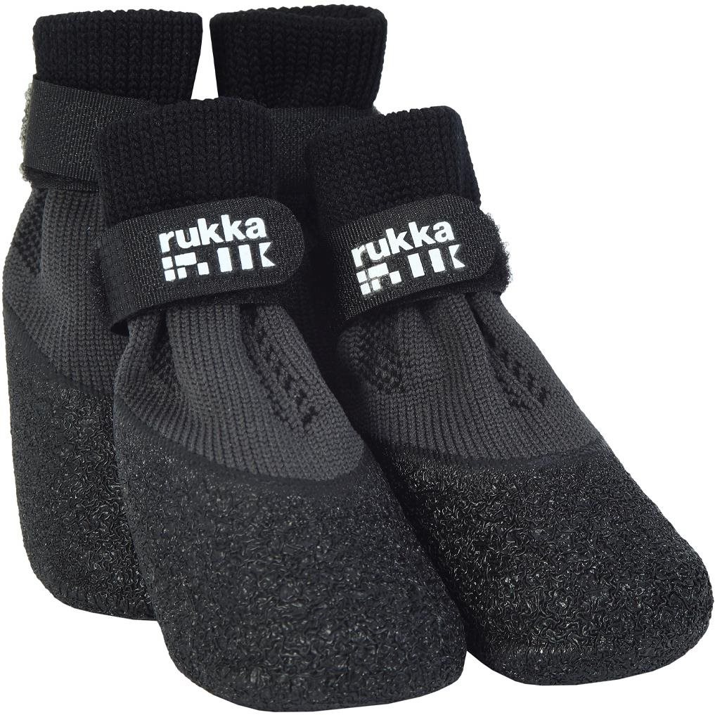 Rukka Sock Shoes topánočky – 4 ks, čierne / veľ. 2