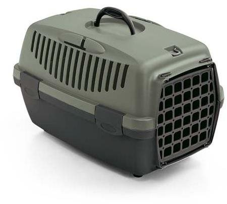Stefanplast Gulliver 1 Green Line sivozelená 48 × 32 × 31 cm plastové dvierka