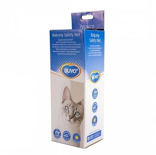 DUVO+ Ochranná sieť na balkón pre mačky 400 × 300 cm