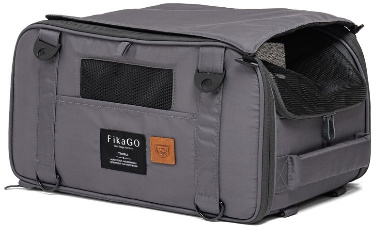 Fikago Nosič cestovný pre psov a mačky Truffle Grey
