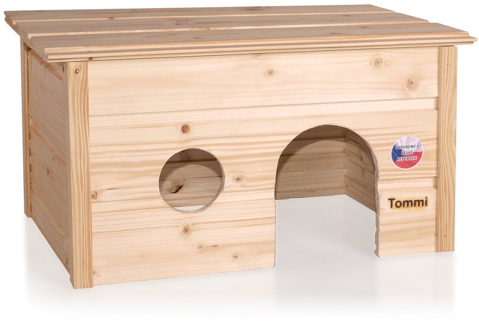 Tommi Domček pre králiky snímateľná strecha