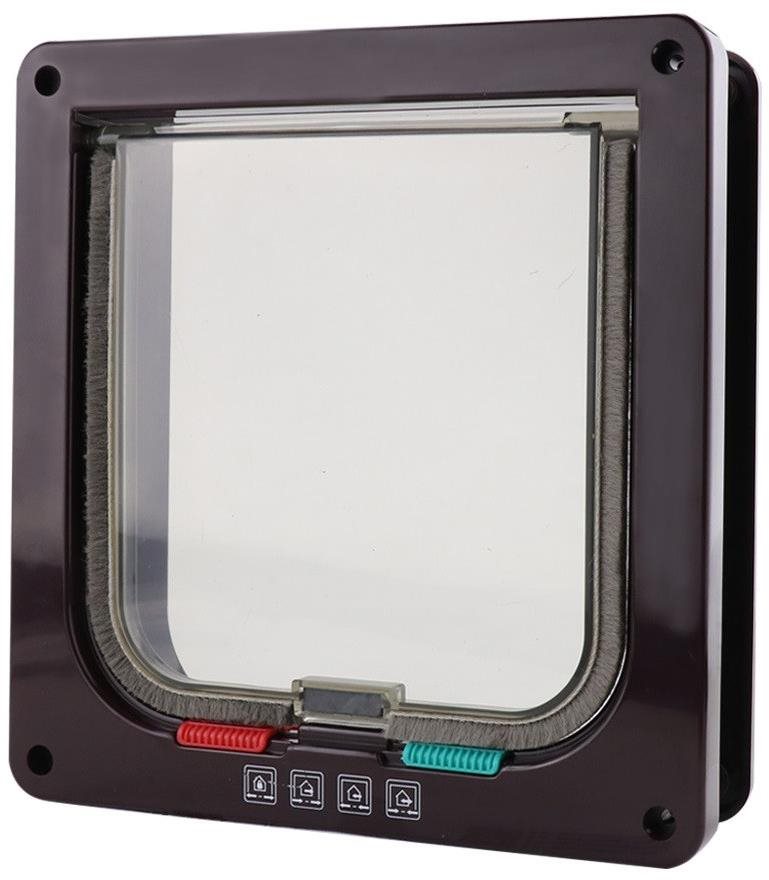 Bentech Dvierka pre psov a mačky hnedé S