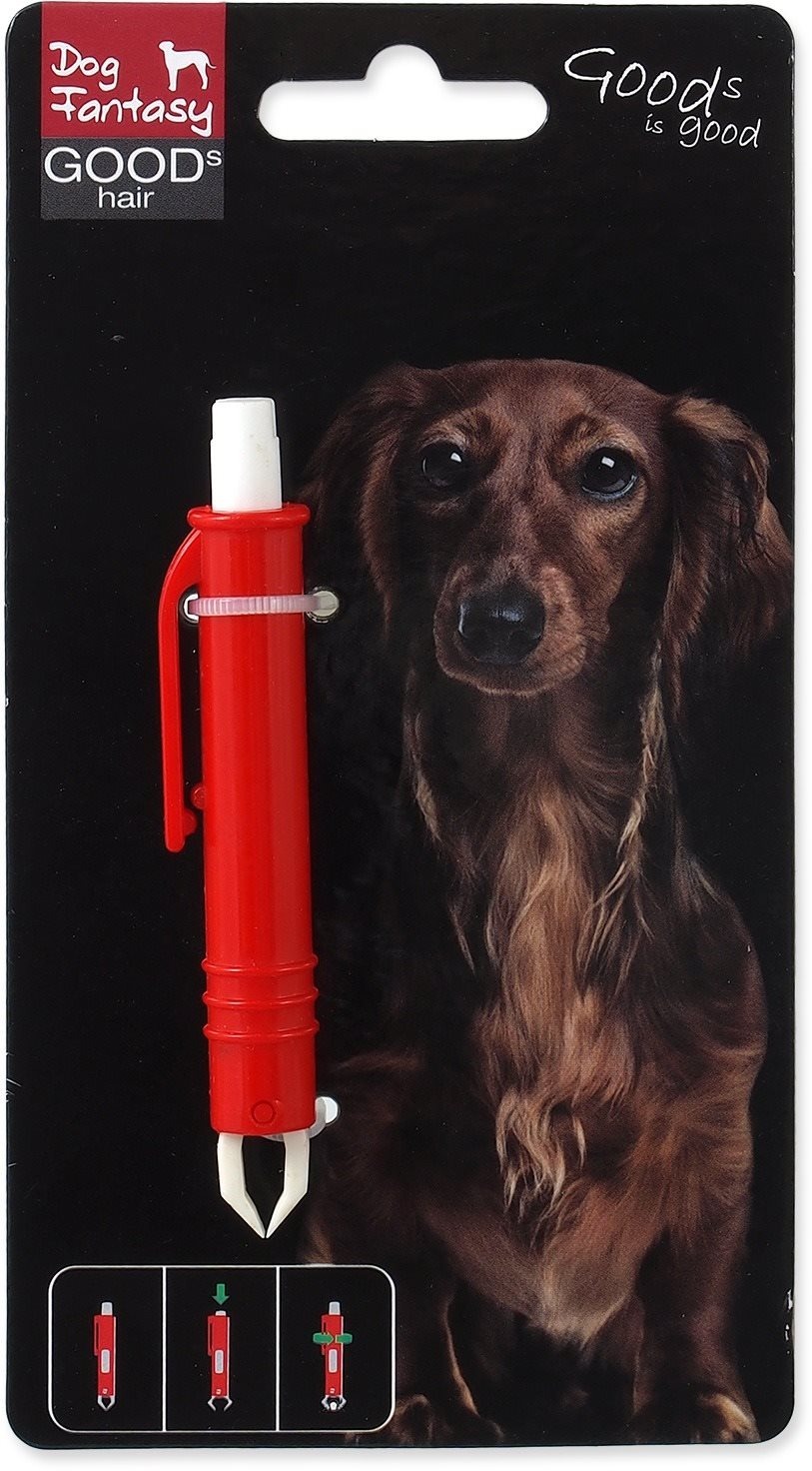 DOG FANTASY Pinzeta DF na kliešte plast 9 cm