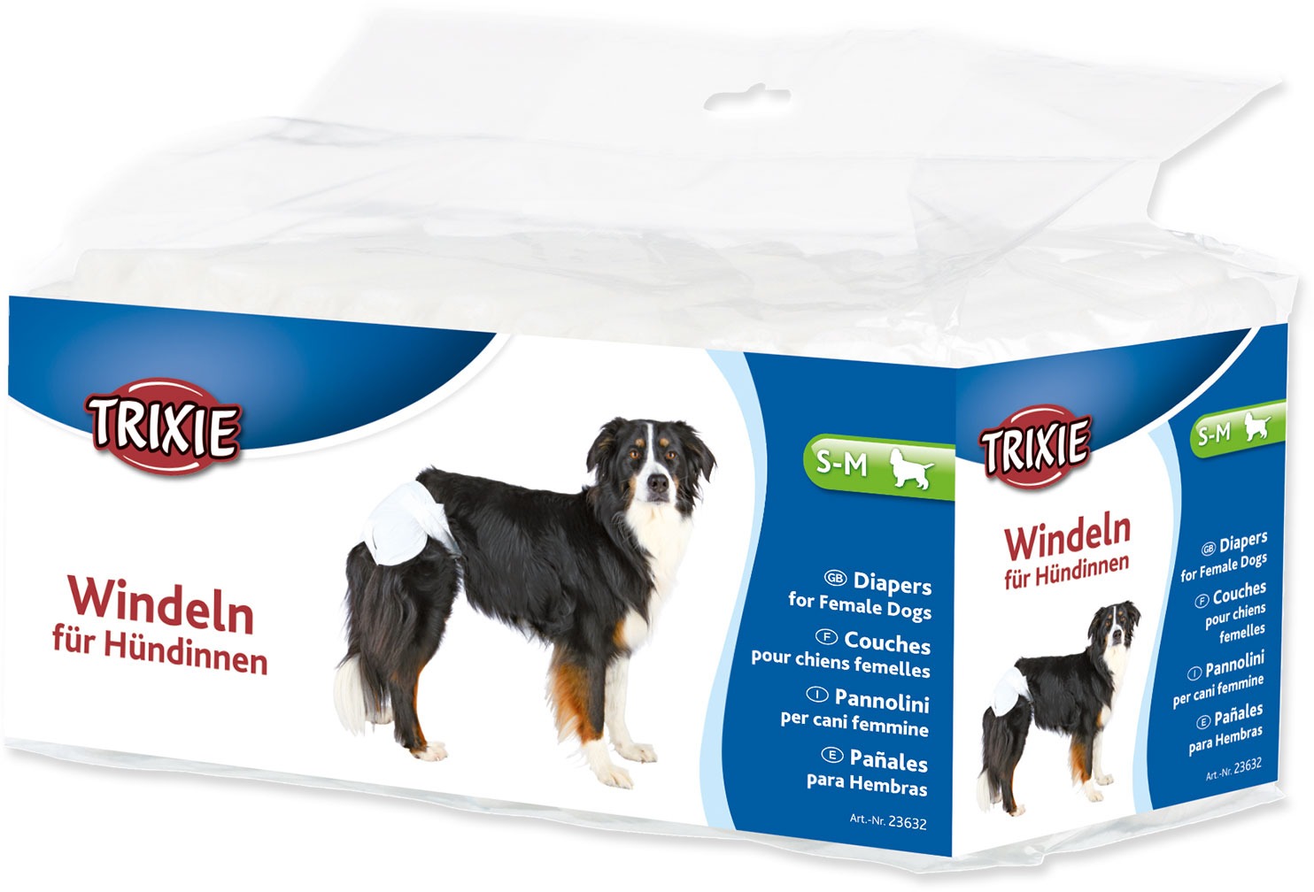 Trixie Papierové plienky pre sučky S – M 12 ks
