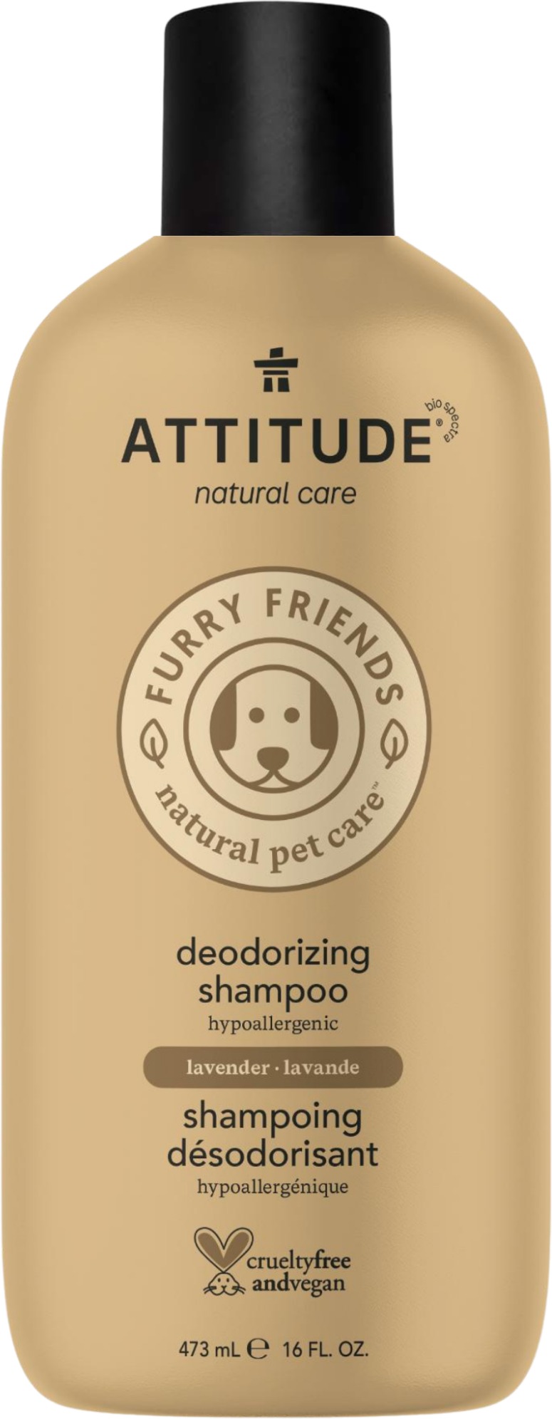 Attitude Furry Friends Prírodný šampón odstraňujúci zápach 473 ml