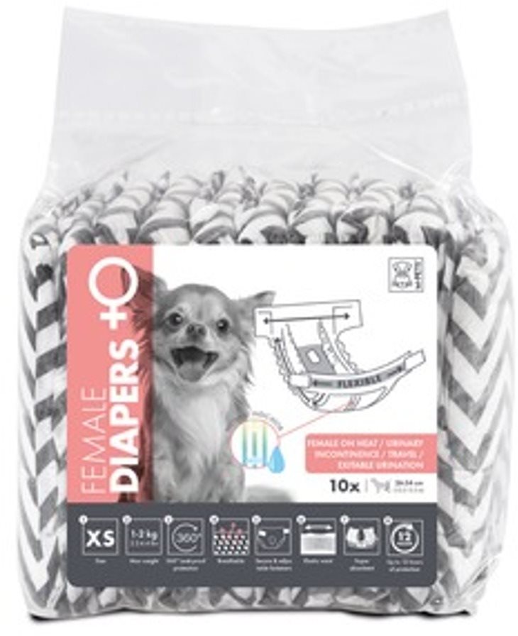 M-Pets Jednorazové plienky pre sučky XS 10 ks