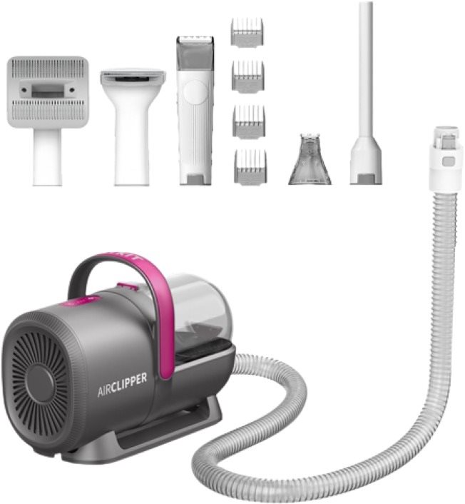 Petkit AirClipper Sada s vysávačom pre starostlivosť o srsť maznáčikov