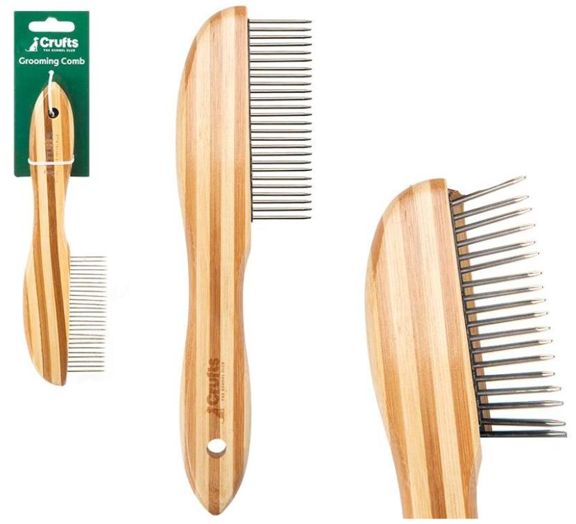 Crufts Hrebeň z bambusu na srsť