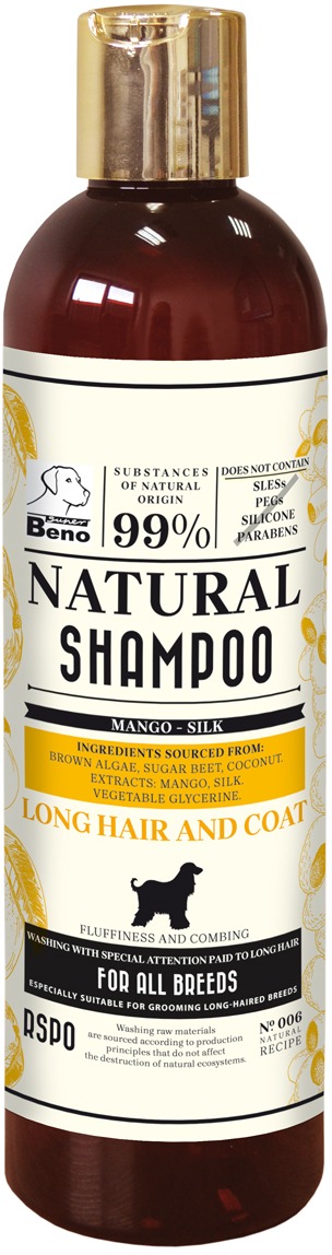 Super Beno Prírodný šampón pre psov s dlhou srsťou 300 ml