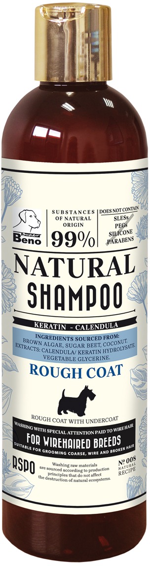 Super Beno Prírodný šampón pre psov s hrubou srsťou 300 ml