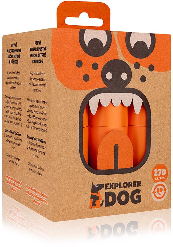 Explorer Dog Recyklované vrecká na psie exkrementy 270 ks
