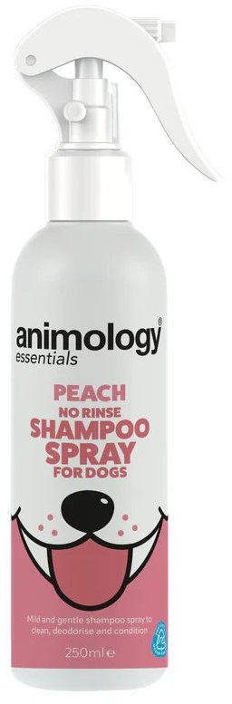 Animology Essentials Bezoplachový šampón pre psov v spreji s broskyňovou vôňou 250 ml