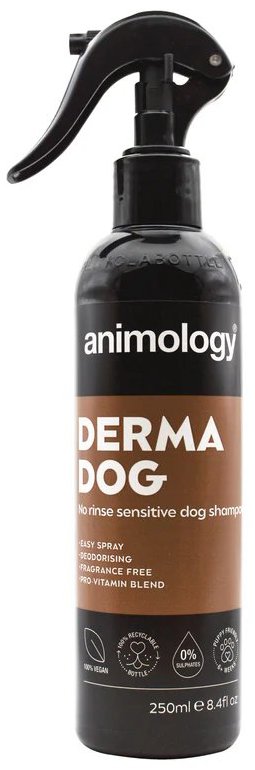 Animology Bezoplachový šampón pre citlivé psy v spreji 250 ml