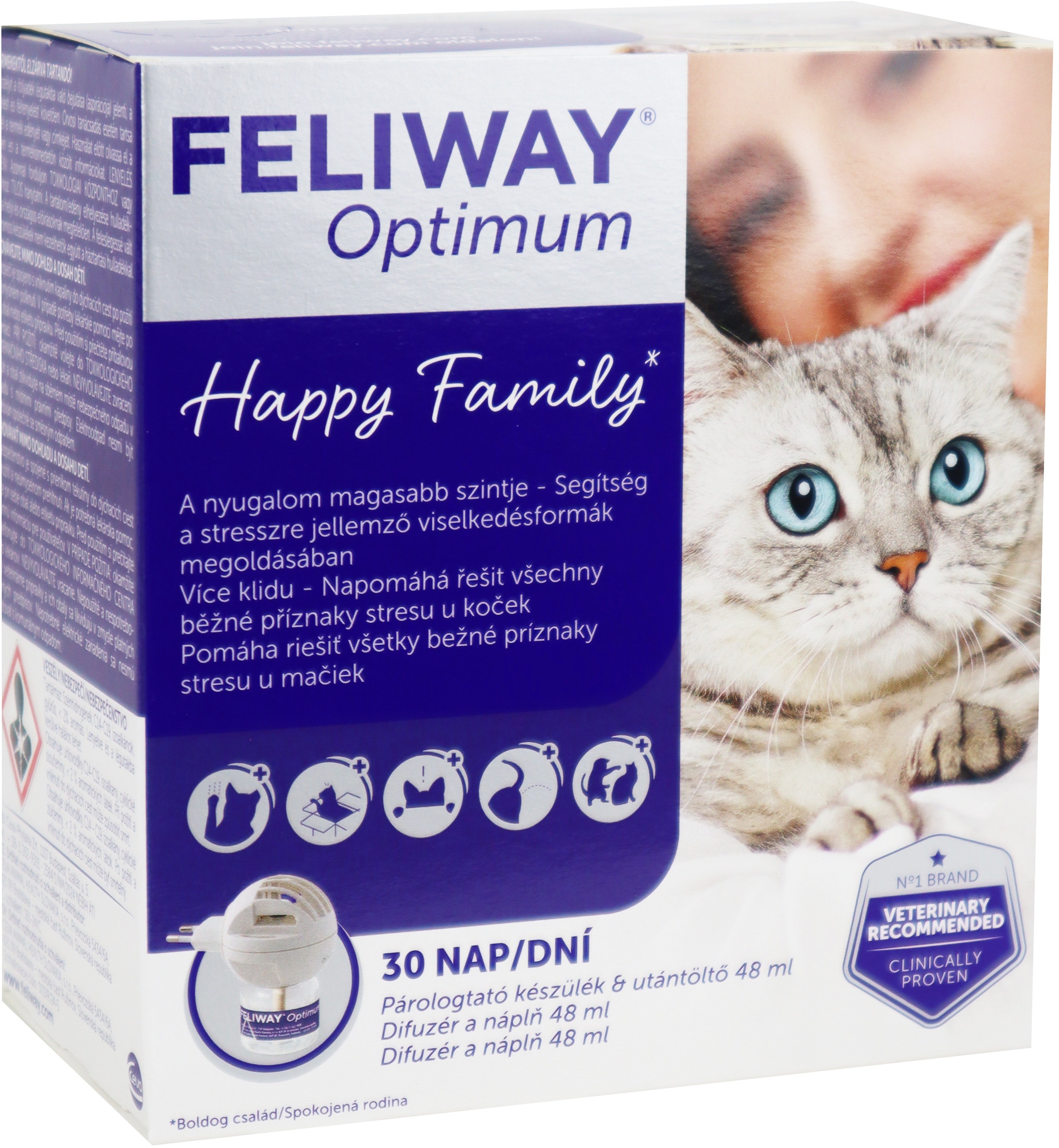 Feliway Optimum difuzér + fľaštička s náplňou 48 ml