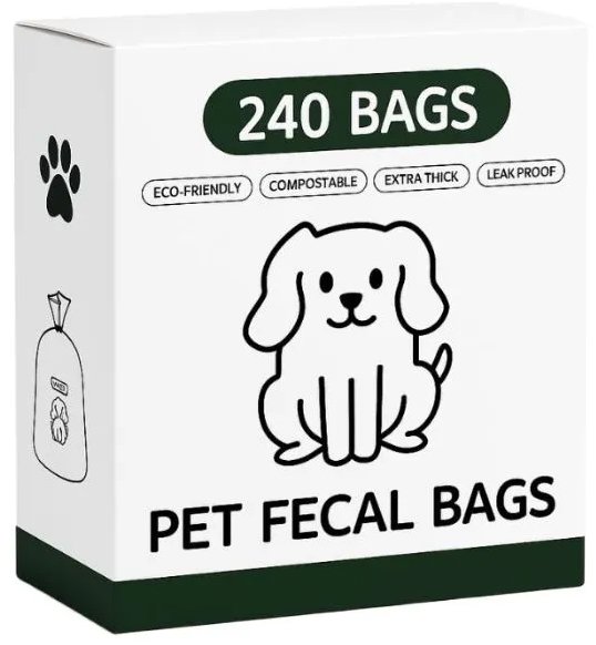 MA-NU Ekologické vrecká na psie exkrementy 240 ks