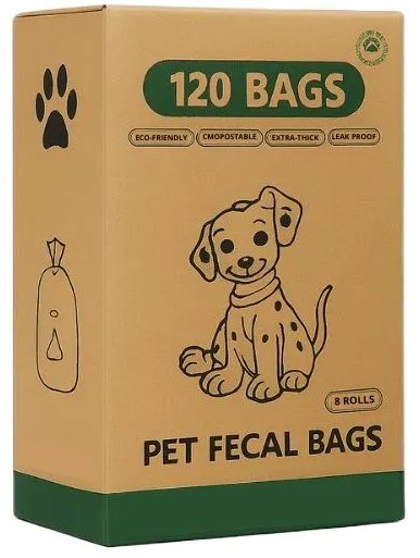 MA-NU Ekologické vrecká na psie exkrementy 120 ks