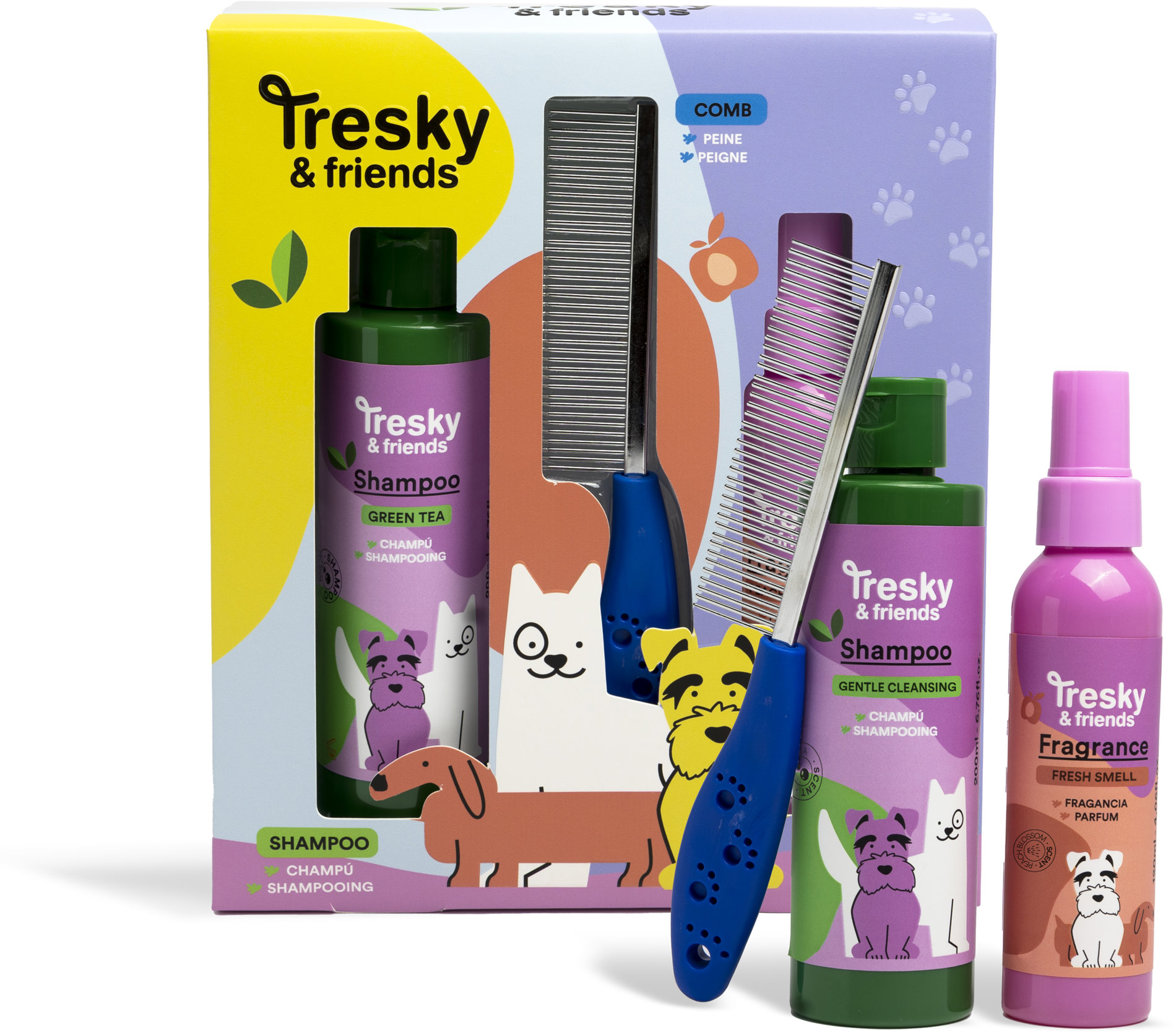 Tresky & friends Darčeková sada pre domácich maznáčikov, 3 ks