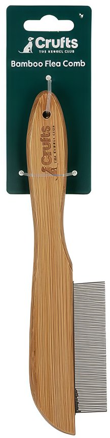 Crufts Hustý bambusový hrebeň na srsť, 21 cm