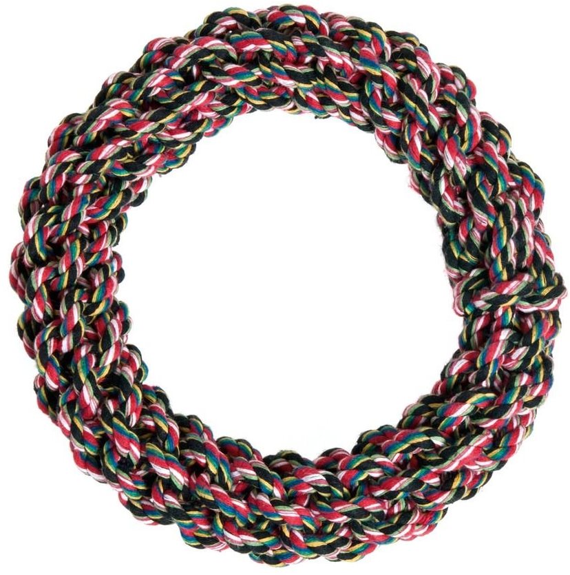 Karlie Dentálna hračka pre psov bavlnený kruh 20 cm