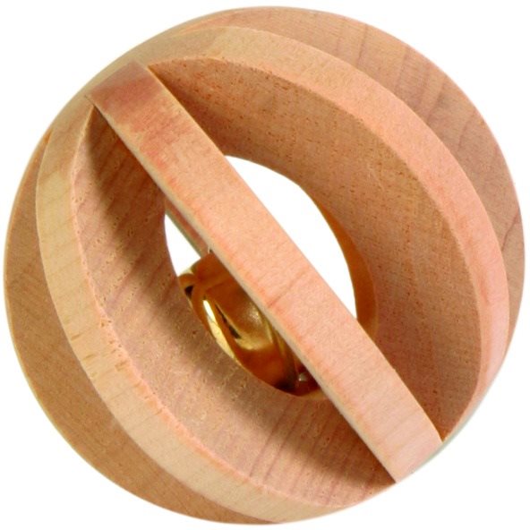 Trixie Loptička s rolničkou 6 cm