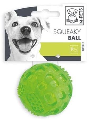 M-Pets Squeaky Ball zelená 6,3 cm