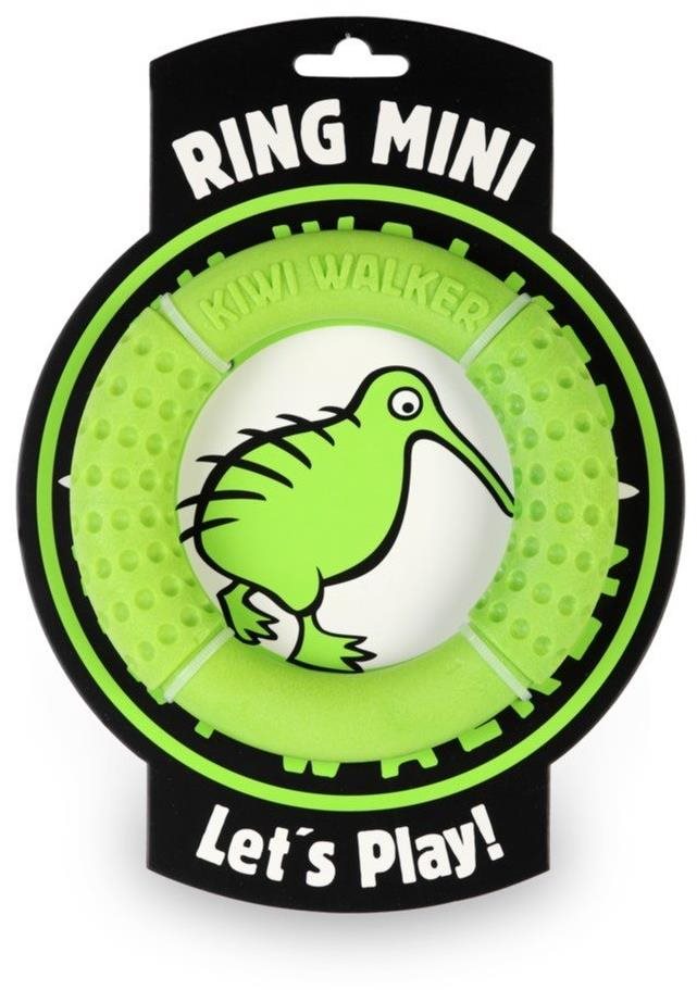 Kiwi Walker Hádzací a plávací kruh Mini z TPR peny zelený 13 cm