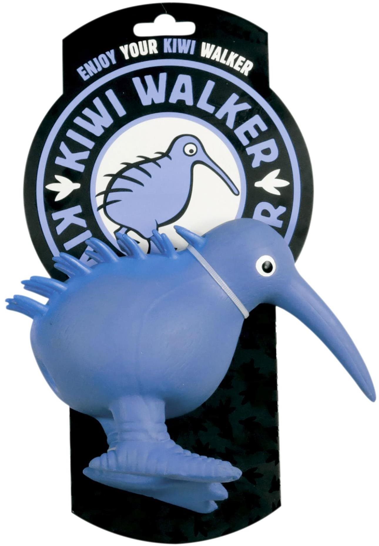 Kiwi Walker – Latexová hračka pískacia Kiwi modrá M 11,5 cm