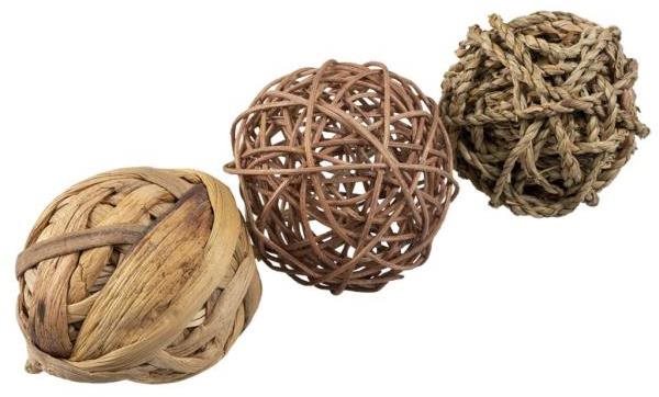 DUVO+ Prírodná závesná hračka 3 ks 10 cm