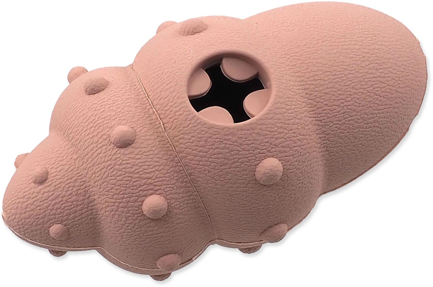 Dog Fantasy Sea Natural Toy lastúra guma ružová 14,5 cm