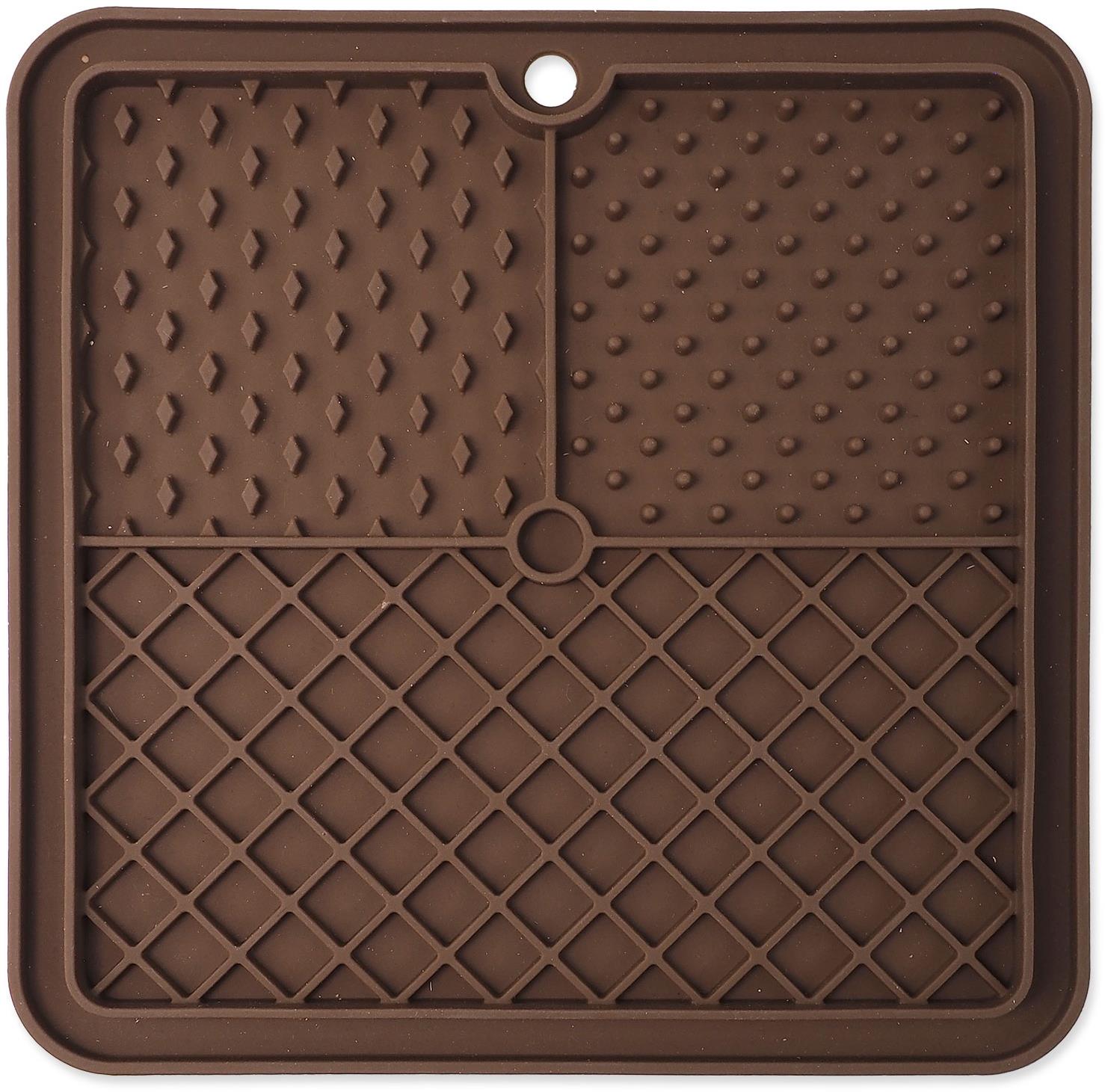 Epic Pet Lick & Snack štvorec hnedý 20 × 20 cm