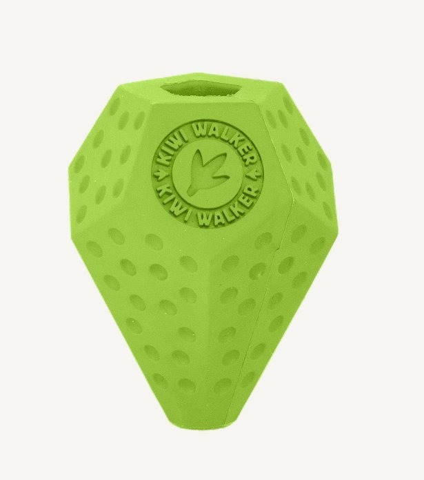 Kiwi Walker Gumová hračka s otvorom na maškrty Diaball Maxi 10 cm zelená