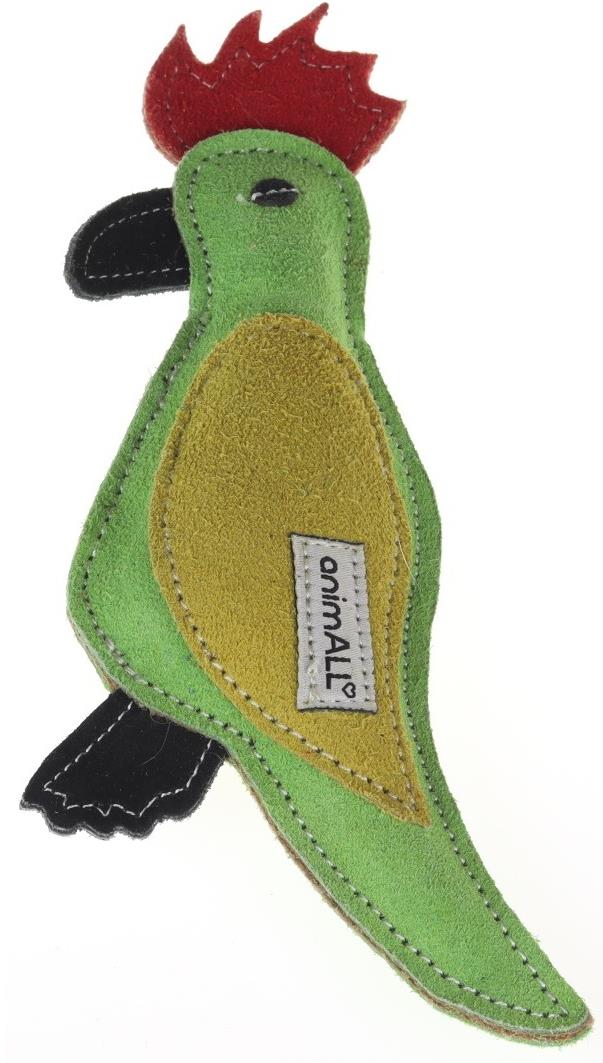 animALL Hračka Papagáj koža farebný 22 cm