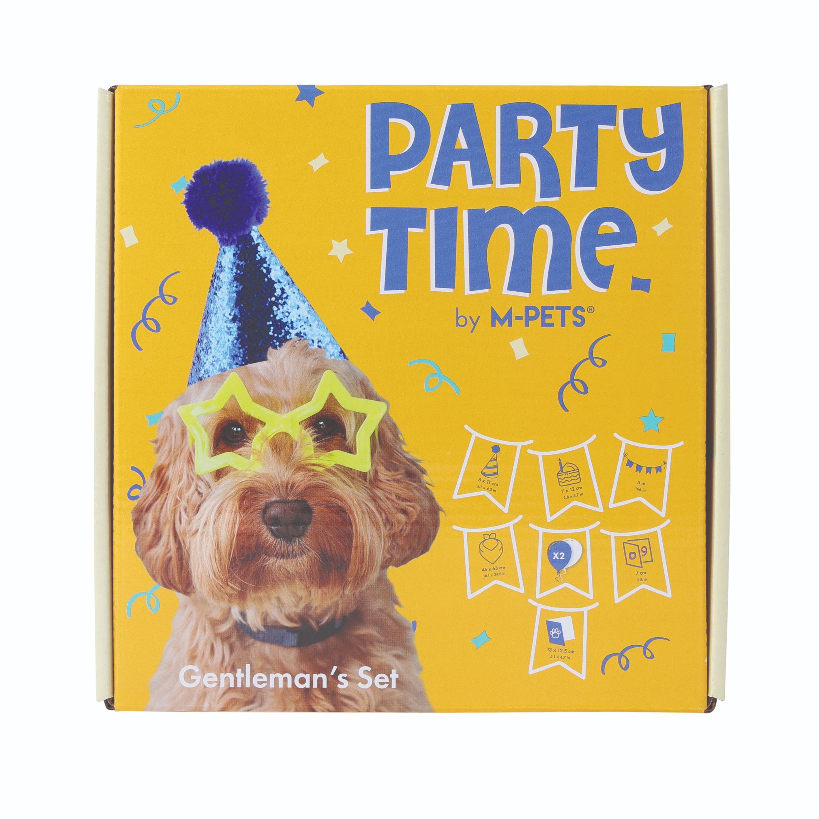 M-Pets Party time Gentleman dekorácie pre psov