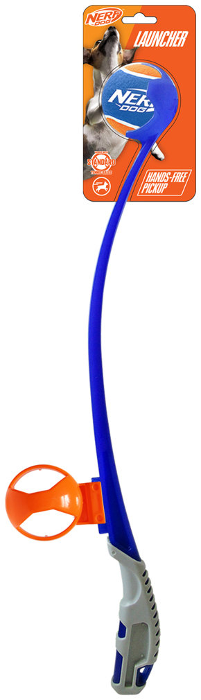 Nerf Dog Priehľadný Air Strike a tenisová loptička bez pískadla 41,5 cm/6,5 cm