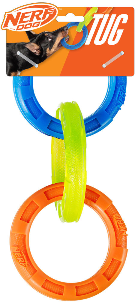 Nerf Dog Preťahovadlo s tromi krúžkami