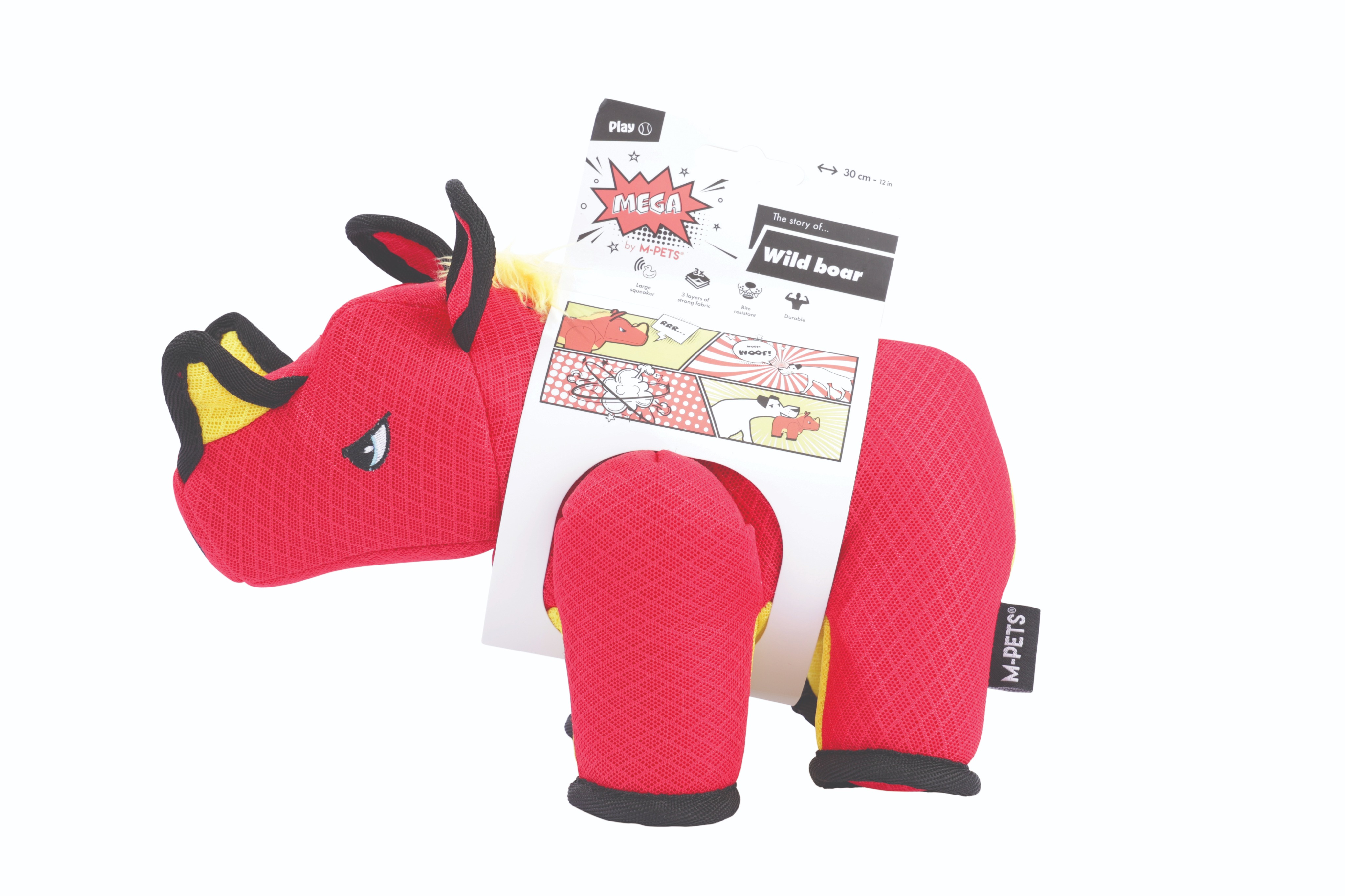 M-Pets MEGA psia hračka Diviak 30 × 15 × 22 cm