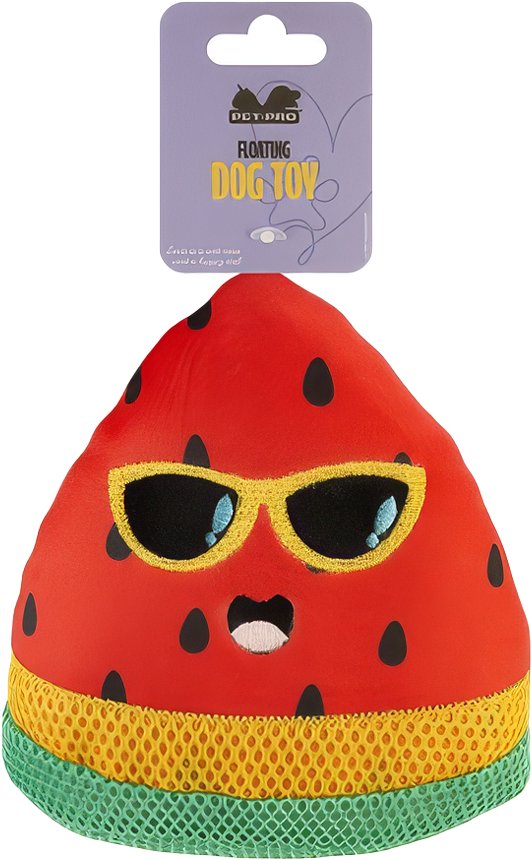 Pet Pro Plávajúca hračka pre psov – melón, 16 cm